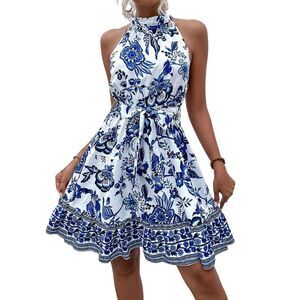 Kayla Paris Womens  Printed Mini Dress